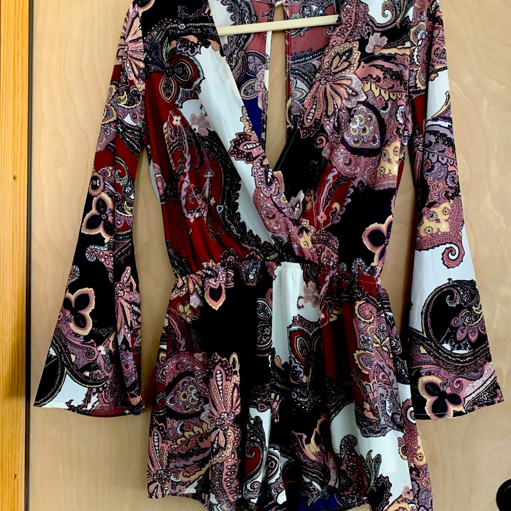 Paisley romper